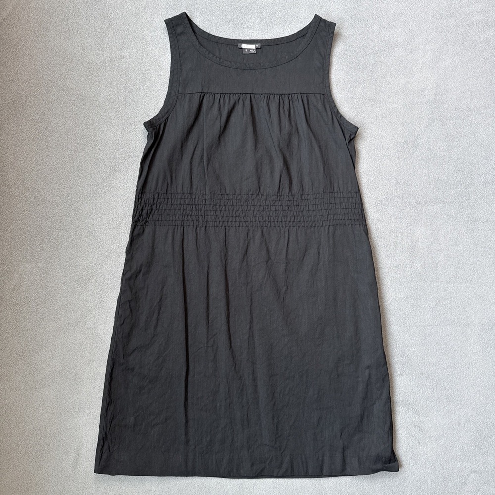 Theory Dress Womens‎ Small Black Sheath Mini Cocktail Sleeveless Horatia Easton